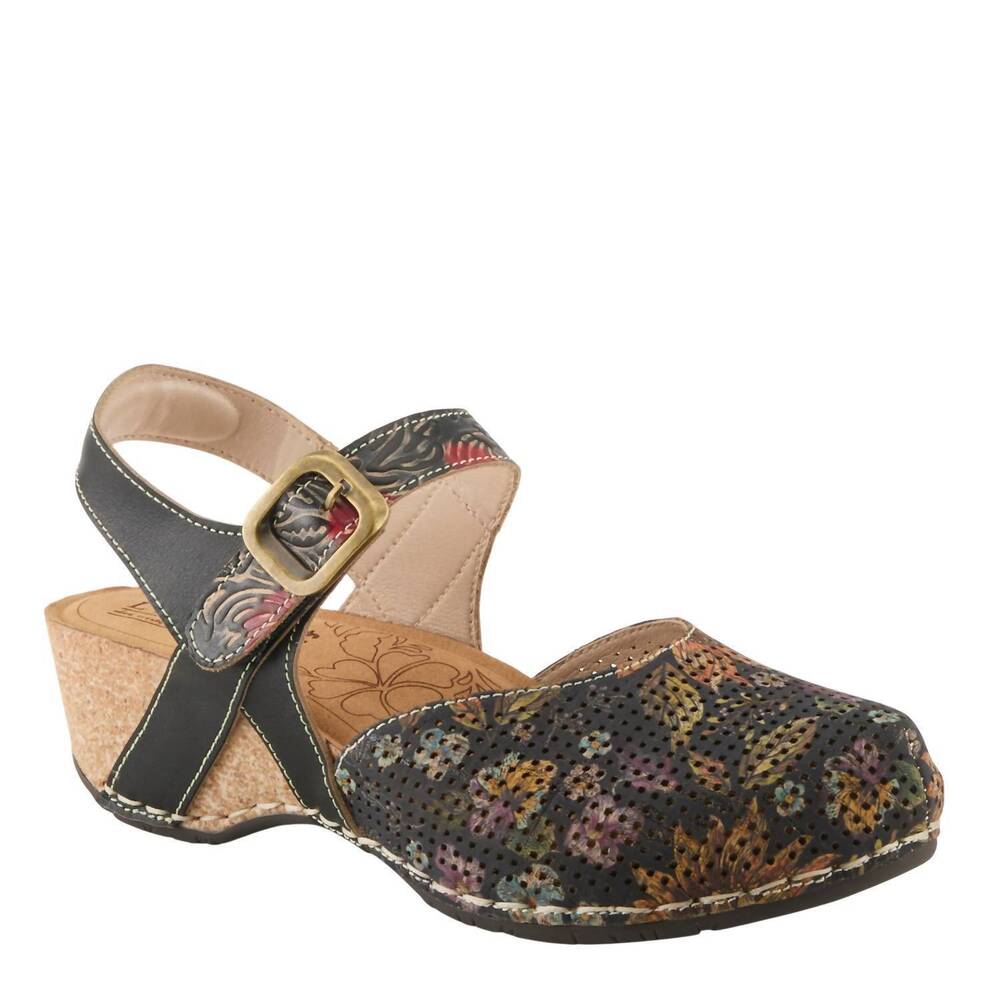 NEW L'ARTISTE women's koraline shoe in black multi
